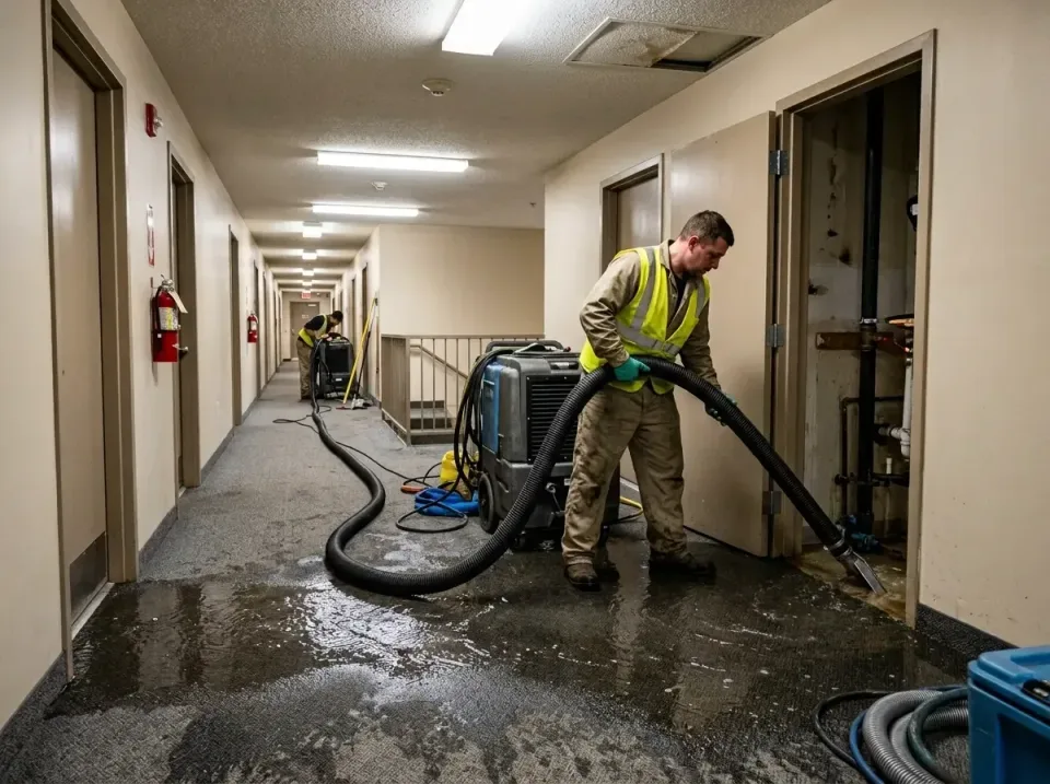 multi-unit-apartment-hallway-f-005 — frequently asked questions, Emergency Burst Pipe Water Extraction & Removal in West Ora…